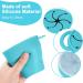 Vicloon Collapsible Silicone Baby Snack Cup - Non Spill Snack Catcher with Lid for Toddler, Blue - Buy Online on GoSupps.com