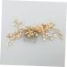 DOITOOL Flower Hairpin Comb Hair Clip Hair Pin Hair Barrettes Hairpin Comb Pearl Bride Hair Comb Flower Hair Clip Comb - Buy Online on GoSupps.com