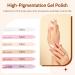 Maykawe Gel Nail Polish Starter Kit with 48W Lamp - 6 Colors Set for Beginners - Buy Online on GoSupps.com