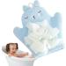 Bath Scrubber for Kids Boys Body Wash Towel Scrubber | Comfortable Kid's Bath Towel Sponge Children's Body Wash Sponge for Gentle Cleansing Blue - Buy Online on GoSupps.com