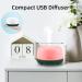 TAIGUCAT 300ML Aromatherapy Essential Oil Diffuser - USB-C Power - Remote Control - 7-LED Color Changing Light - Mini Home Diffuser for Small Bedrooms and Offices (Green) - Buy Online on GoSupps.com
