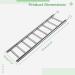 GEKMOR 9-Step Stainless Steel Parrot Ladder for Bird Cages - Rustproof, Nonskid, Portable & Durable - Buy Online on GoSupps.com