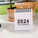 NUOBESTY Mini Desk Calendar 2024 Standing Calendar Small Desktop Calendar Twin-Wire Binding Calendar Daily Schedule Planner for Planning Organizing - Buy Online on GoSupps.com