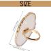 1 Pc Resin Stone Color Nail Art Ring Palette Finger Ring Plate Acrylic Polish Cream Foundation Mixing Nail Art Equipment - Buy Online on GoSupps.com