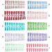 lmoikesz Girls False Nail Reusable Manicure Full Cover Patch Press-on Extension Super Long Coffin Artificial Fingernails - Buy Online on GoSupps.com