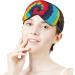 Adjustable Tie Dye Sleep Mask for Women | Comfortable Eye Shades Cover with Elastic Strap for Better Sleep - Buy Online on GoSupps.com
