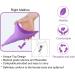 McIes Female Urination Device - Reusable Silicone Urinal for Women - 4 Pack Portable Standing Urinals - Purple - Buy Online on GoSupps.com