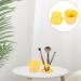 Premium Makeup Brush Cleaning Bowl Set - Ultimate Brush Cleaner & Scrubber Kit Yellow | International Shipping Available - Buy Online on GoSupps.com