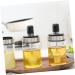 Zerodeko Honey Containers Glass Dispenser 1pc Oil Brush Seasoning Jar Combination Grease Stainless Steel Kitchen Soy Sauce Bottle Grease Container - Buy Online on GoSupps.com