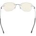 Eyekepper Rimless Progressive Multifocus Reading Glasses for Women - Blue Light Filter +3.00 Metallic Blue Grey Pilot Style - Buy Online on GoSupps.com