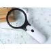 HD Handheld Magnifying Glass with Lamp Old Man Reading 10 Times 20 Times Optical Glass Made in China - Buy Online on GoSupps.com