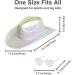 Quescu LED Light Up Cowboy Hat for Women Men Sparkly Space Cowgirl Hats for Party, Halloween Costume Dress Up - Buy Online on GoSupps.com