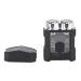 Yunseity SelfSharpening Beard Trimmer Mini Silent Beard Trimmer Wet and Dry IP7 Waterproof 800mAh Battery Drop Proof Home Travel Men (Black)
