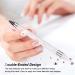 Dual-Ended Nail Rhinestone Picker Dotting Pen with Extra 2 Wax Heads - FITDON Wax Tip Pencil for Jewel Gems, Crystals, Studs - Clear - Buy Online on GoSupps.com