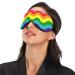 Sleep Mask with LGBT Pride Flag - Light Blocking Eye Mask for Travel Naps & Sleep | Adjustable Soft Blindfold for Men & Women - Buy Online on GoSupps.com