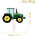 42Pcs Green Tractor Cupcake Toppers Farm Tractor Truck Car Cupcake Picks for Baby Shower Birthday Party Construction Party Supplies Cupcake Toppers Cooking and Baking - Buy Online on GoSupps.com