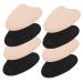 Beaupretty 4 Pairs Invisible Half Foot Pads Foot Pads Forefoot pad Non-Slip Half pad Insole Faux Leather Sponge Metatarsal Cushion high Heels Soft Forefoot Pads Foot Cushion Pads