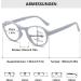 Buy Lanomi Foldable Varifocal Glasses | Blue Light Filter Reading Glasses | Compact Progressive Multifocal Visual Aid | Ultralight Portable Multifocus Eyewear with Case (Gray/White) 1.0x - Buy Online on GoSupps.com
