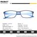 Suertree 3PC Blue Light Glasses - Computer & Reading Glasses for Men & Women | 2.0x Diopter Visual Aid - Buy Online on GoSupps.com