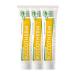 Buccotherm BUCCOTHERM | Full Protection Toothpaste Lemon Eucalyptus Taste | Certified Organic | Soothes Gums | Protects | Remineralizing | 100% Natural Ingredients | Pack of 3 x 75 ml