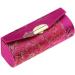 Stylish Portable Lipstick Case Set - Chinese Floral Lip Balm Organizer with Makeup Mirror | 5 Pcs for Travel & Storage - Buy Online on GoSupps.com