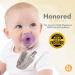 BooginHead Luxe Pacifier Holder - Gold Sparkles | Baby Pacifier Clip - Buy Online on GoSupps.com
