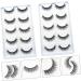 minkissy 10 Pairs Fake Eyelashes 5d Magnetic Eyelashes Reusable Flase Lash Cosplay Lashes Short Fake Eye Lashes Stick on Eyelashes False Lashes Faux Lashes Miss Chemical Fiber Natural - Buy Online on GoSupps.com