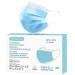 Medi Sant 102 x Mask Type IIR - Respirator Medical MASKS Medical Standard EN14683 BFE 98% 3 -posable mask for MOUTH and NOSE Protection Blue 1
