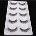 Bluelans 5 Pairs Soft Long Black Cross False Eyelashes Makeup Eye Lash Extension - Buy Online on GoSupps.com