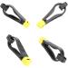FUNORNAM Power Grip Line Release Clips - 4Pcs with 18-Inch Leader for Trolling Fishing | Snap Weight Release Clips for Downrigger & Planer Board - Buy Online on GoSupps.com