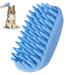 Dog Bath Brush,Rubber Dog Shampoo Grooming Brush, Silicone Dog Shower Wash Curry Brush, Pet Scrubber for Short Long Haired Dogs Cats Massage Comb, Soft Shedding Bathing Brush Removes Loose & Shed Fur Blue
