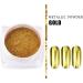Black Mirror Powder Metallic Chrome Powder Set - Gold & Black Nail Art Glitter Pigment Dust with Sponge Applicators - Buy Online on GoSupps.com