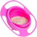 FORUMALL Non Spill Toddler Gyro Bowl - 360 Rotating Kids Feeding Bowl (Pink) - Buy Online on GoSupps.com