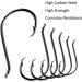 150PCS Circle Hooks Saltwater Fishing Hooks Kit | High Carbon Steel Offset Octopus Catfish Hooks Assortment | Sizes #1-5/0 - Buy Online on GoSupps.com