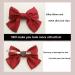 Yueser 7-Piece Big Bowknot Hair Clips Satin Ribbon Arc Accessories for Women | International Shipping Available - Buy Online on GoSupps.com