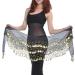 JTKREW Women's Belly Dance Belt with Coins | Chiffon Hip Scarf & Coin Scarf - Perfect for Costumes - Buy Online on GoSupps.com