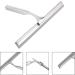 Ettori 10'' Stainless Steel Shower Squeegee | Clear Glass Wall Cleaner with Suction Hook - Buy Online on GoSupps.com