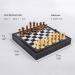Chess Board Chess Queen-Size high-Grade Solid Wood Children's Adult Beginner Competition Special Black and White checkerboar(Puzzle Entertainment Family) - Buy Online on GoSupps.com