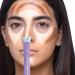 2 in 1 Contour Brush | 2 in 1 Precision U-Shaped Brush and Buffing Brush Dual End Nose Contour Brush for Sculpting and Defining Nose Cheek Bones Contour Hixip - Buy Online on GoSupps.com