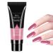 Nail Tip Extension Gel Glue - Professional LED Hard Gel Builder Nail Extension Nail Gel Professional Easy to Use Long-Lasting Art Nail Glue for Salon Easy DIY at Home for Natural Wobblo