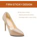 Heel Cushion Inserts for Women's Shoes | High Heel Insoles | Anti-Blister Heel Pads | Comfort Ankle Pain Relief | Non-Slip Adhesive Insoles - 3 Pairs/Colors Available - Buy Online on GoSupps.com