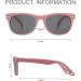 FOURCHEN Flexible Polarized Baby Sunglasses with Strap | Toddler & Infant Age 0-3 | Pink - Buy Online on GoSupps.com