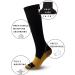 Sainberth 4 Pairs Copper Compression Socks 15-20mmHg for Men and Women - Black Athletic Support Stockings 8-14 - Buy Online on GoSupps.com