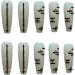 Inateannal Glossy Long False Nails Beige Graffiti Fake Nails French Ballerina Coffin False Nails Stick on Nails Tips for Women and Girls style 1 - Buy Online on GoSupps.com