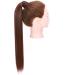 23" Long Straight Wrap Around Ponytail Clip in Hair Extensions One Piece Hairpiece Magic Tape in Pony Tail Extension for Women Dark Auburn - Buy Online on GoSupps.com