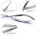 AYNKH Cuticle Scissors Extra Fine Curved Professional Precise Pointed Tip Grooming kit for Eyebrow Eyelash Trim Nail Skin Finger Toe Care Blade Stainless Steel Beauty Scissors Manicure Pedicure Nose - Buy Online on GoSupps.com