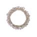 5 Pcs Rhinestone Hair Ties - Crystal Hair Bands for Women and Girls - 2.8 Inch Two-tone Crystal Color - Pack of 5 - Buy Online on GoSupps.com