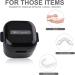Denture Box Dental Bath with Strainer Portable False Teeth Storage Container Dual Purpose Hygienic Denture Case for Storage and Immersion of Mouthguards Retainers and Dental Appliances (Black) - Buy Online on GoSupps.com