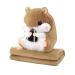 MUZIRI KINOKOO Plush Pillow Blanket Cute Hamster Plush Blanket for TV Sofa Office Nap Blanket Folding Throw Blanket Stuffed Throw Pillow Soft Plush Toy Blanket-Light Coffee with sunflower seeds with seeds Light Coffee