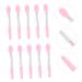 Beaupretty 20 Pcs Lip Spoon & Makeup Brushes Set - Essential Lip & Eyeshadow Cosmetics Brushes for Flawless Application - Buy Online on GoSupps.com